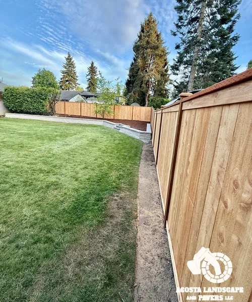 Terrace Fencing & Retaining Wall